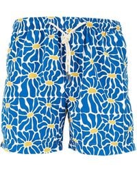 Peninsula - Badeshorts Mit Blumen-Print - Lyst