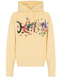 Moschino - Graphic-Print Drawstring Hoodie - Lyst