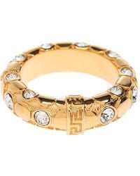 Versace - Ring mit Greca-Muster - Lyst