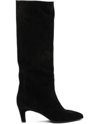 strategia shoes - Kniehohe Wildlederstiefel - Lyst