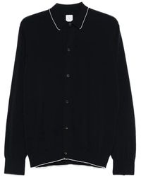 Eleventy - Contrasting-Trim Cardigan - Lyst