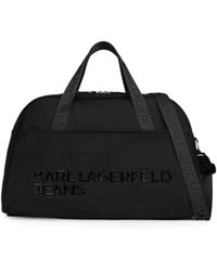 KARL LAGERFELD - Borsone Con Logo - Lyst