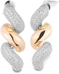 Eddie Borgo - Pavé Torsade Drop Earrings - Lyst