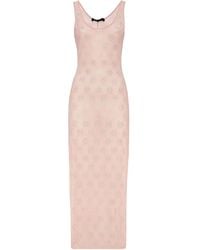 Philipp Plein - Monogram Midi Dress - Lyst