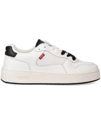 Levi's - Glide Perforated Leather Low-Top Sneakers - Lyst