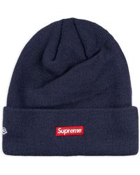 Supreme - X New Era Logo-Appliqué Beanie Hat - Lyst
