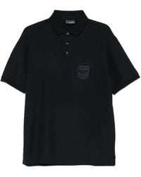 Emporio Armani - Logo-Patch Polo Shirt - Lyst