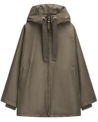 G Lab - Pure Drawstring Hooded Oversized Jacket - Lyst