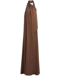 ‎Taller Marmo - Halterneck Tie-Fastening Dress - Lyst
