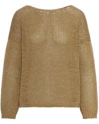 Roberto Collina - Open-Knit Sweater - Lyst