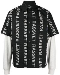Rassvet (PACCBET) - Logo-print Layered Shirt - Lyst