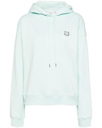 Maison Kitsuné - Bold Fox Hoodie Met Patch - Lyst