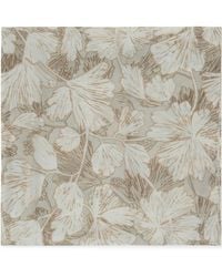Brunello Cucinelli - Seidenschal mit Blumen-Print - Lyst