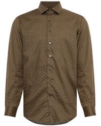 Etro - Chemise En Coton À Imprimé Géométrique - Lyst