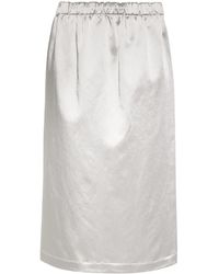 Fabiana Filippi - Duchesse Satin Skirt - Lyst