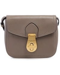 The Bridge - Buckle-Detail Leather Cross Body Bag - Lyst