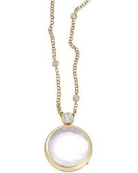 Loquet London - Collier Serti De Saphirs Et De Diamants - Lyst