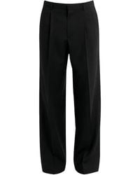 sunflower - Wide Pleated Wool Trousers - Lyst