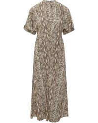 Isabel Marant - Keany Midi Dress - Lyst