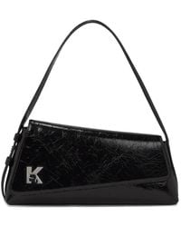 KARL LAGERFELD - Geo Leather Shoulder Bag - Lyst