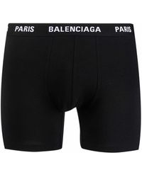 Balenciaga Katoenen Boxershorts - Zwart