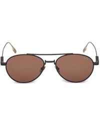 ZEGNA - Round-Frame Sunglasses - Lyst