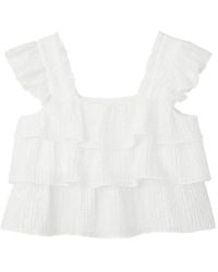 B+ AB - Tiered Ruffled Top - Lyst