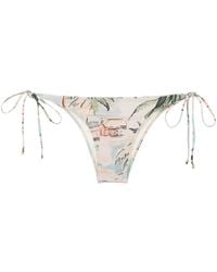 Lenny Niemeyer - Graphic-Print Bikini Bottoms - Lyst