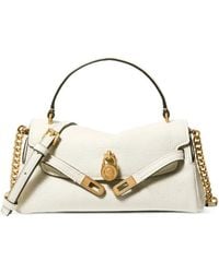 Michael Kors - Petit Sac À Bandoulière Hamilton Moderne En Cuir Grainé - Lyst