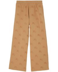 Burberry - Pantalones de chándal con bordado EKD - Lyst