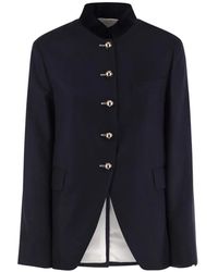 Fay - Blazer Con Collo - Lyst