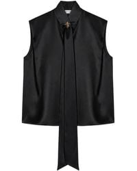 Danamé - Blusa Con Fiocco - Lyst