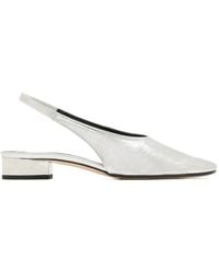 Aeyde - Dua Square-Toe Slingback Pumps - Lyst