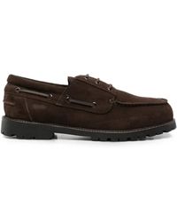 Studio Nicholson - Suede Lace-Up Boat Shoes - Lyst