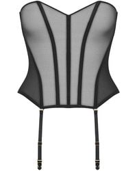 Maison Close - Corset-Bustier À Porte-Jarretelles L'Amoureuse - Lyst
