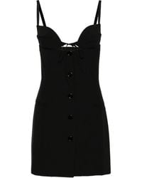 Nensi Dojaka - Button-Up Mini Dress - Lyst