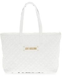 Moschino - Love Quilted Tote Bag - Lyst