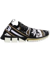 Dolce & Gabbana - Sorrento Star-Print Sneakers - Lyst