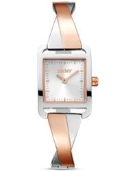 DKNY - Classic Two-Tone 22Mm Watch - Lyst
