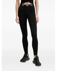 Guess - Logo-Waistband Leggings - Lyst