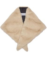 Stand Studio - Cassi Faux-Fur Scarf - Lyst
