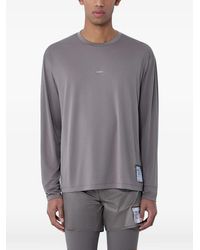 Satisfy - Logo-Detail Long-Sleeved T-Shirt - Lyst