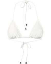 Philipp Plein - Triangle Bikini Top - Lyst
