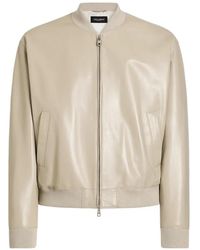Dolce & Gabbana - Nappa Bomber Jacket - Lyst
