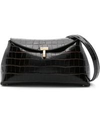 TOTEME - T-lock Leather Clutch - Lyst