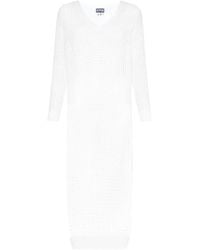 Vilebrequin - Gehaakte Jurk Met Lange Mouwen - Lyst