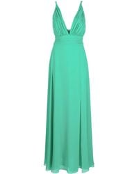 Blanca Vita - V-Neck Pleated Gown - Lyst
