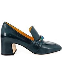 Madison Maison - 65Mm Jeweled Leather Pumps - Lyst