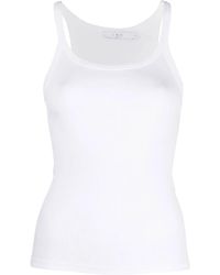 IRO - Spaghetti-Straps Cotton Top - Lyst