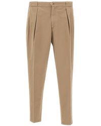 Briglia 1949 - Portobello Pleated-Front Trousers - Lyst